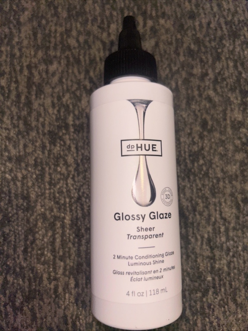 DP Hue Glossy Glaze Sheer Transparent 4oz Full Size  New Without Box